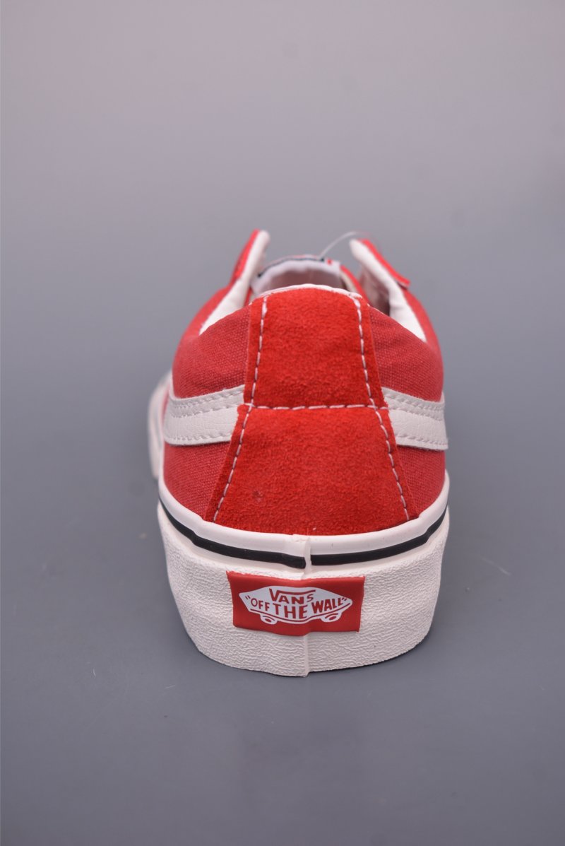 Vans Sk8-Low 'Red / White' view