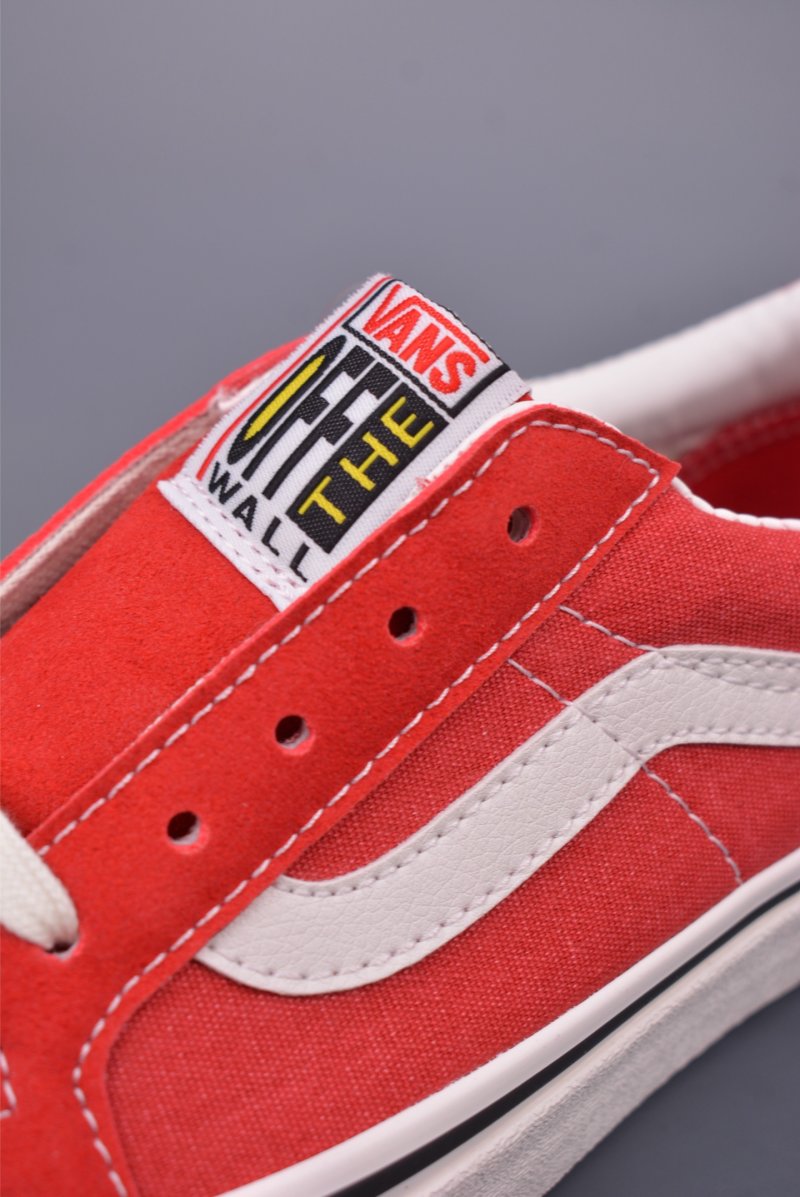Vans Sk8-Low 'Red / White' view