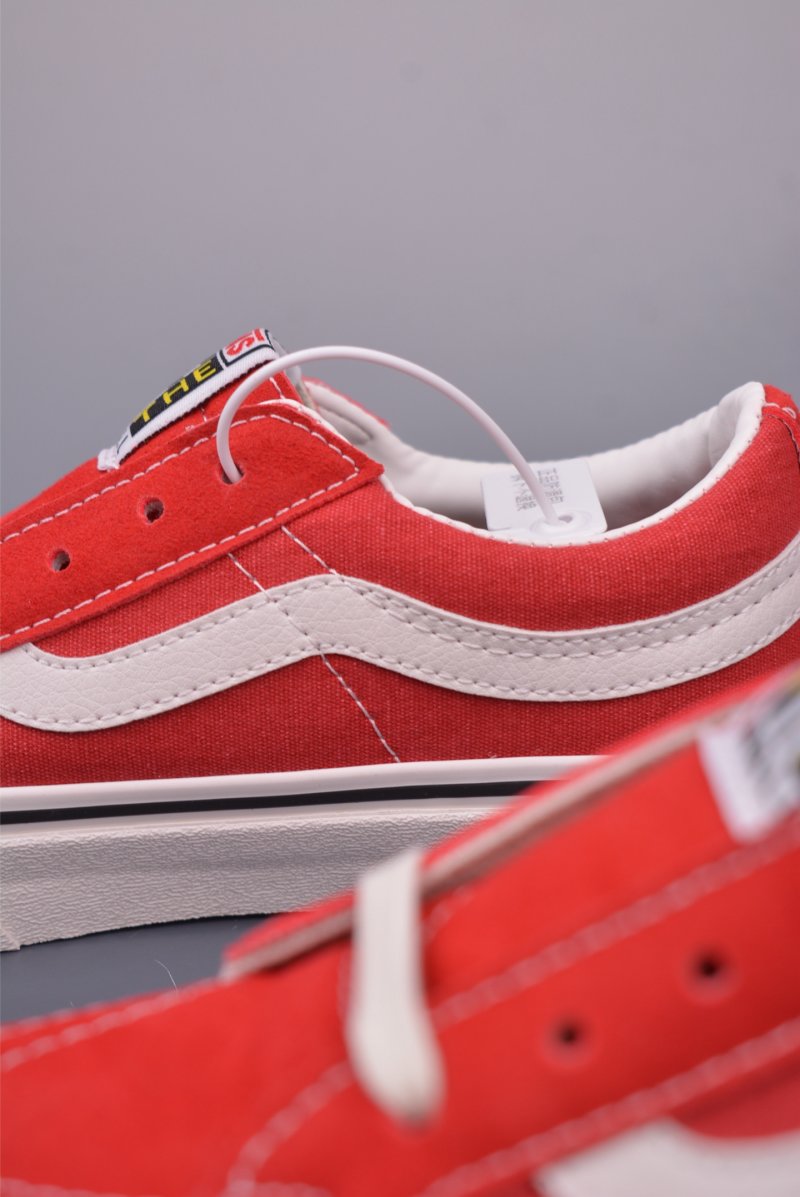 Vans Sk8-Low 'Red / White' view