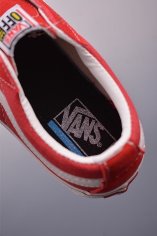 Vans Sk8-Low 'Red / White' view 9