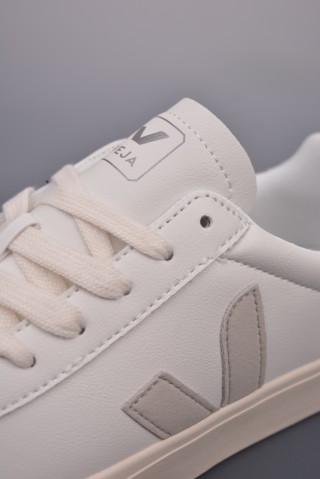 Veja Campo Chrome Free Low 'White / Red / Silver' view 7