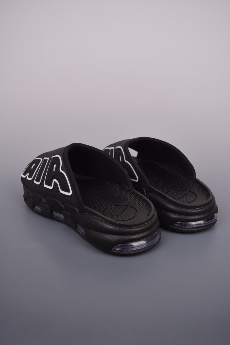 Nike Air More Uptempo Slide 'Black / White' view