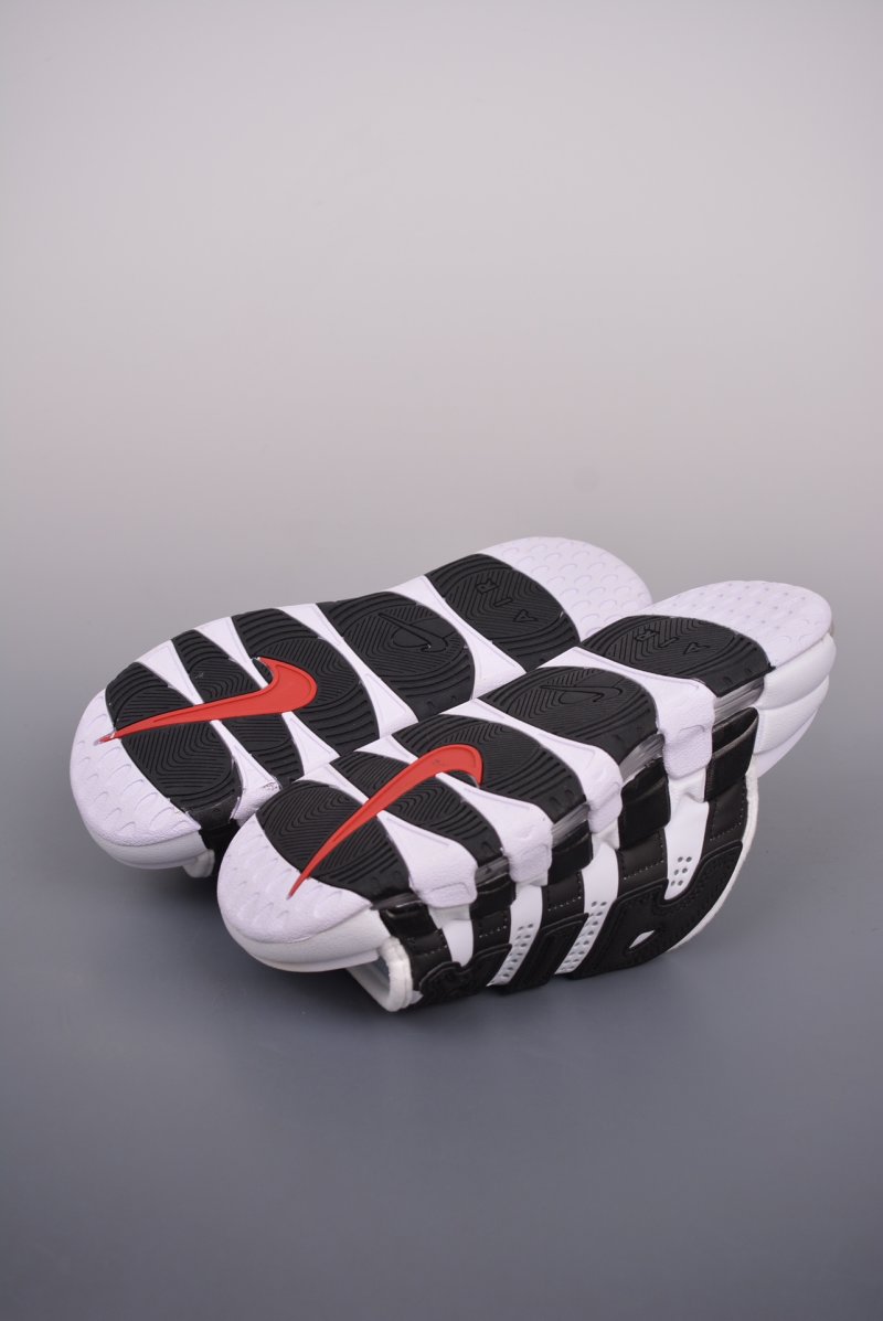 Nike Air More Uptempo Slide 'White / Black' view