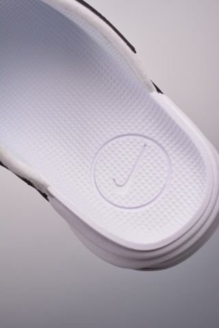 Nike Air More Uptempo Slide 'White / Black' view 9