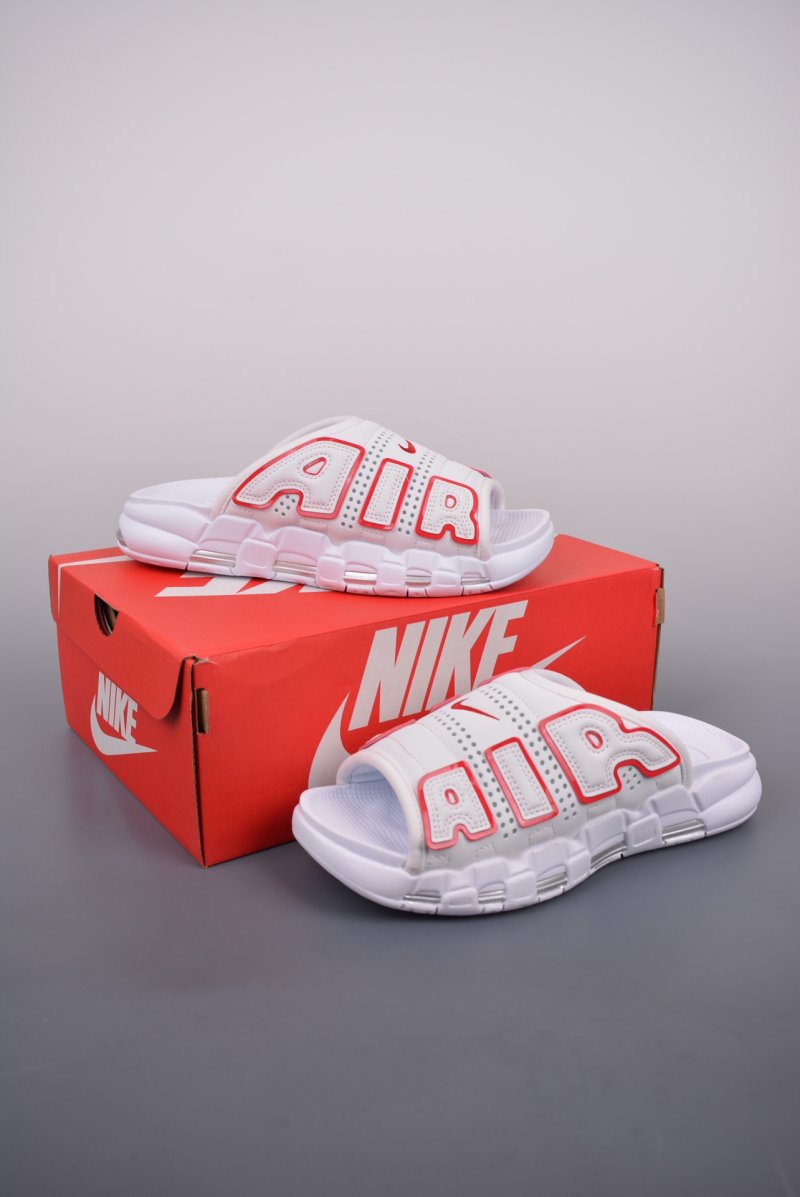 Nike Air More Uptempo Slide 'White / Red' view