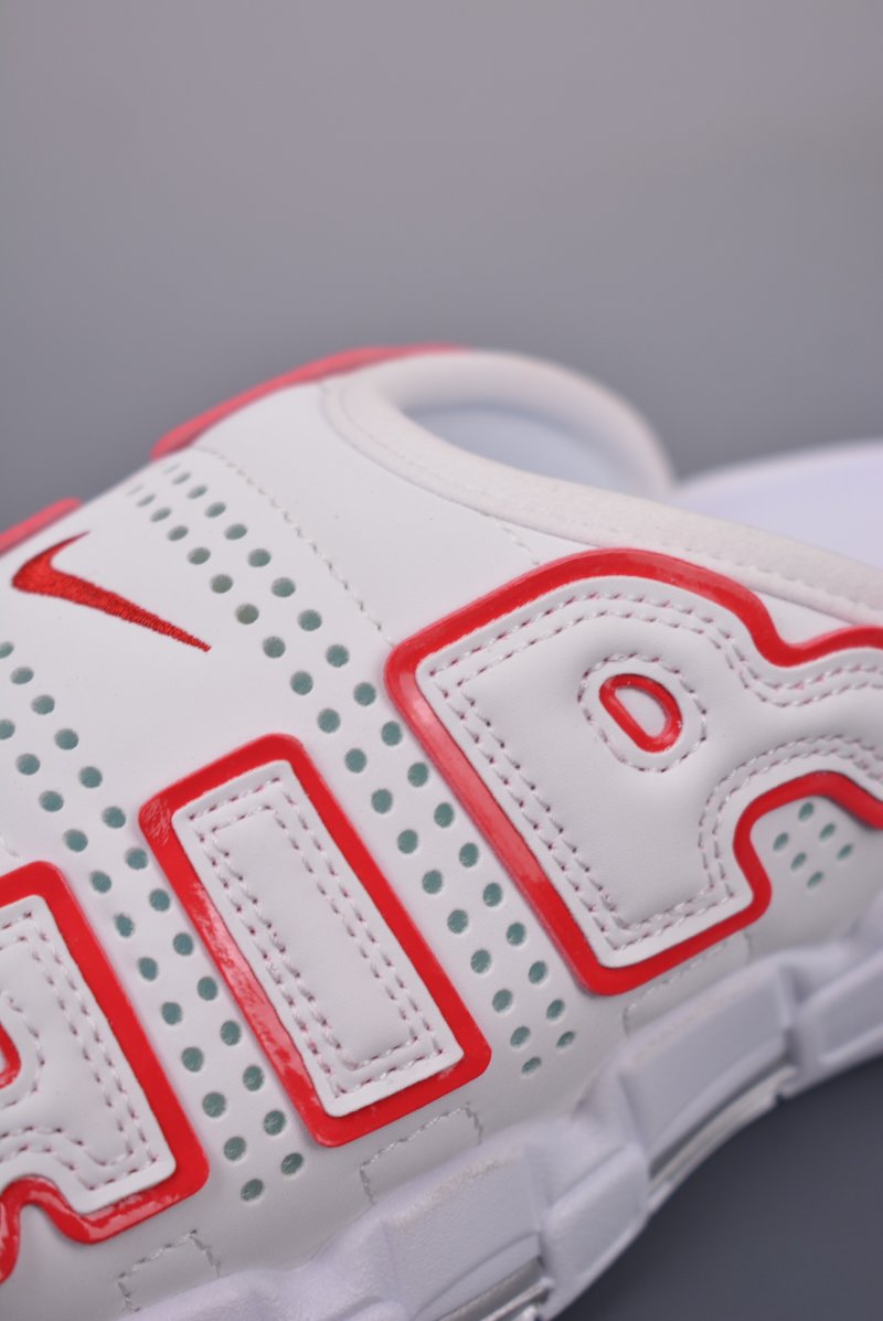 Nike Air More Uptempo Slide 'White / Red' view