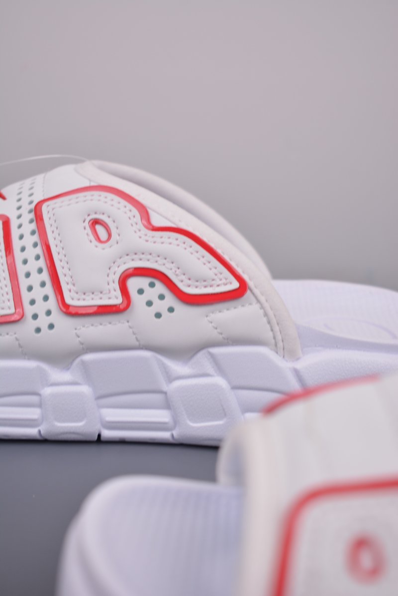 Nike Air More Uptempo Slide 'White / Red' view