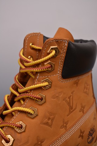 Louis Vuitton X Timberland Monogram 'Brown / Yellow' view 7
