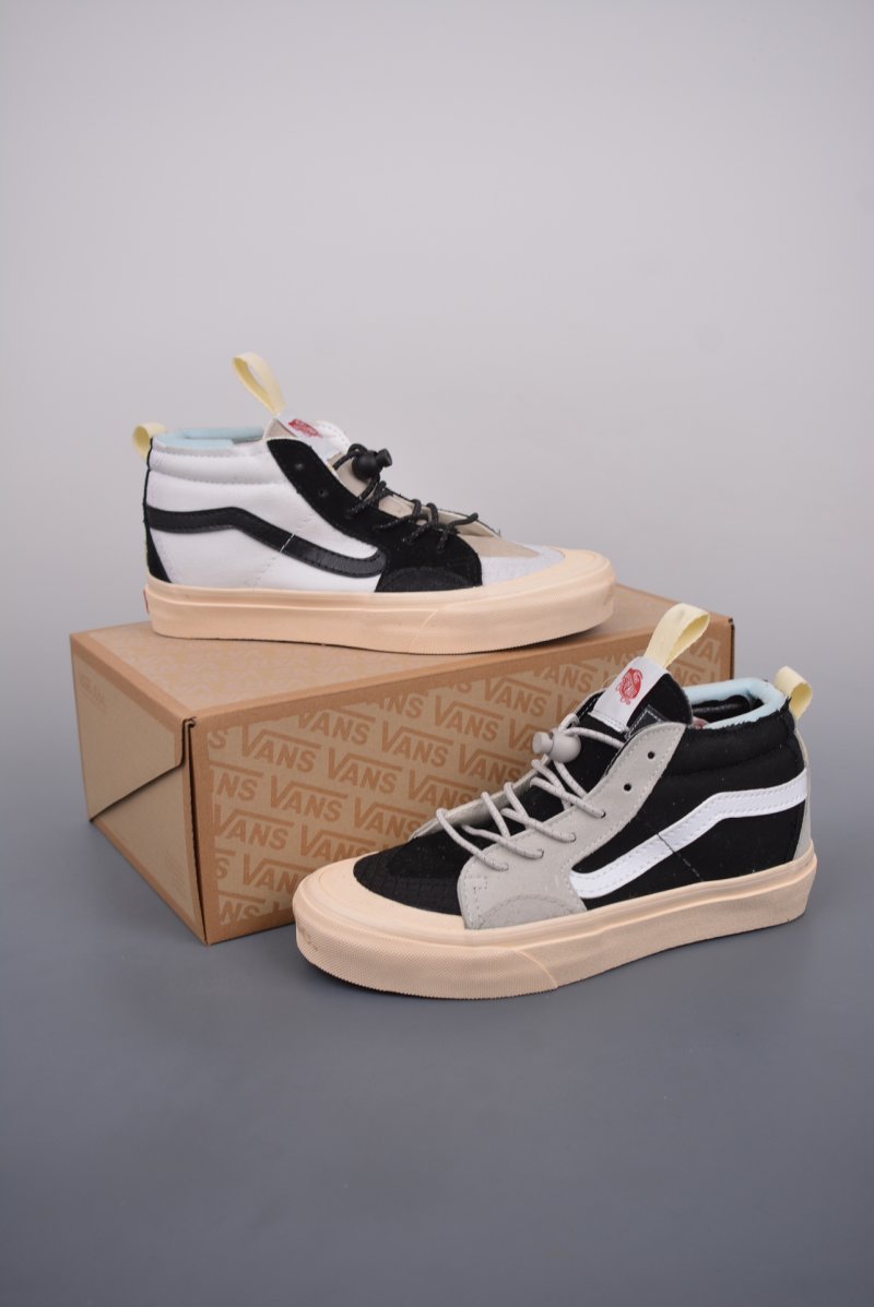 A.B.C x Vans Sk8-Hi EXT 'Black / White' view
