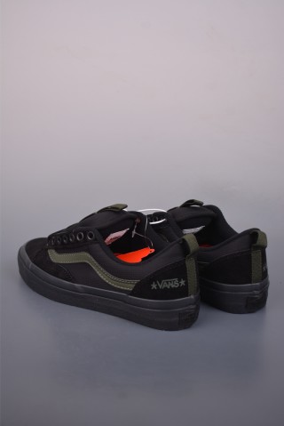 Atiba Jefferson x Vans Old Skool 36 'Black / Grey / Green' view 2