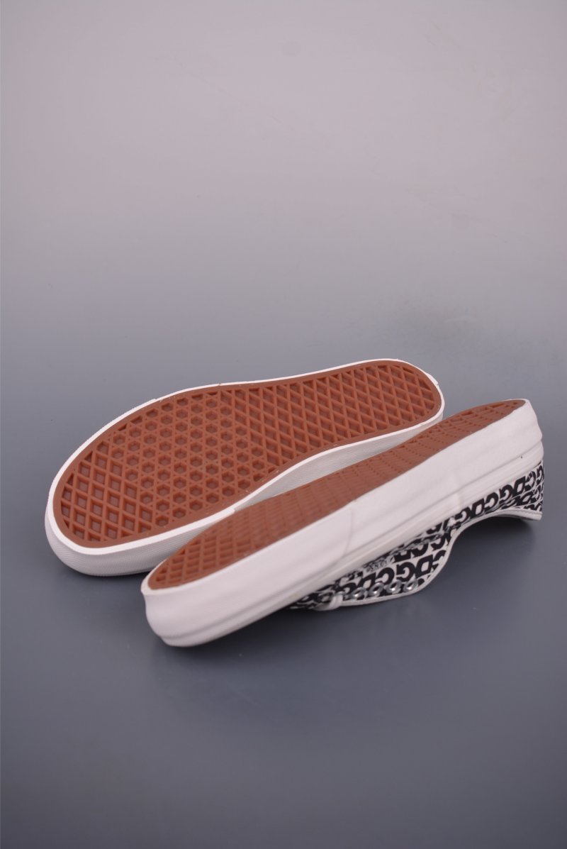CDG x Vans Authentic OTW 'Black / White Logo' view