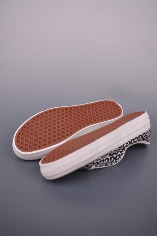 CDG x Vans Authentic OTW 'Black / White Logo' view 3