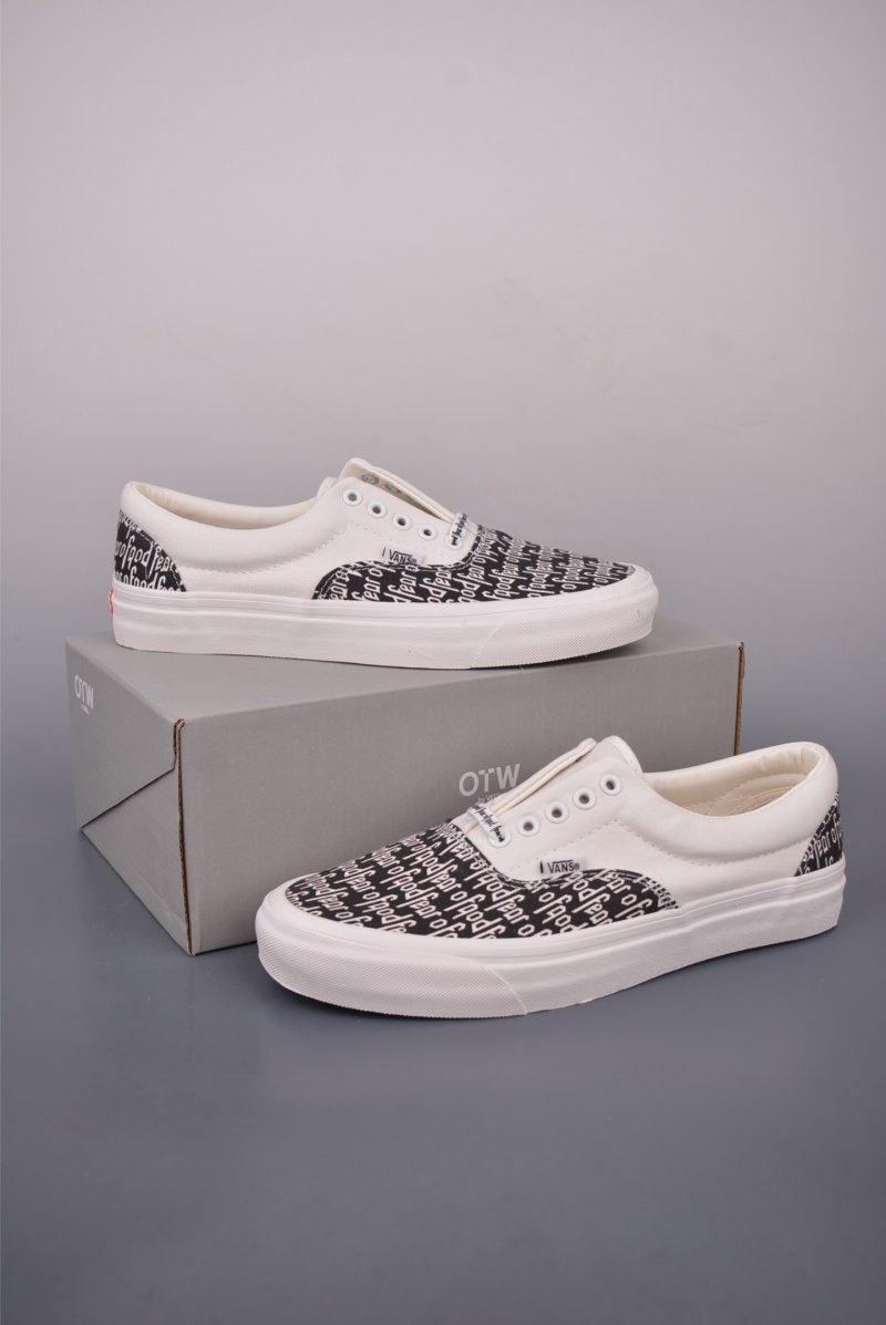 CDG x Vans Era 95 OTW 'Black / White Logo' view