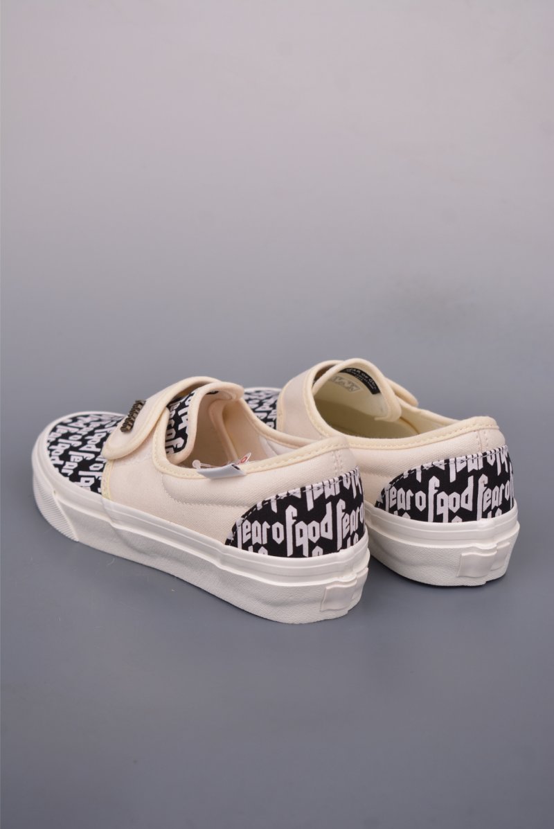 Fear Of God X Vans Slip-On 'Black / White' view