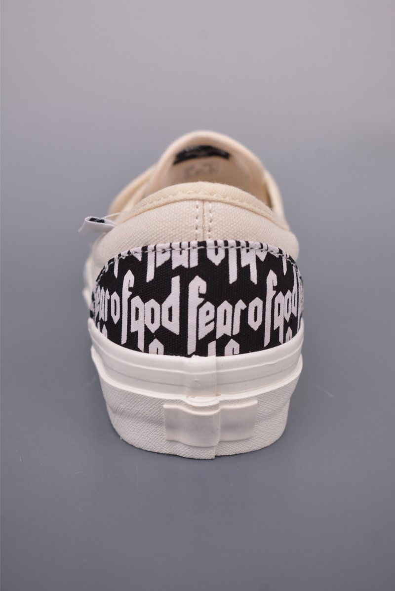Fear Of God X Vans Slip-On 'Black / White' view