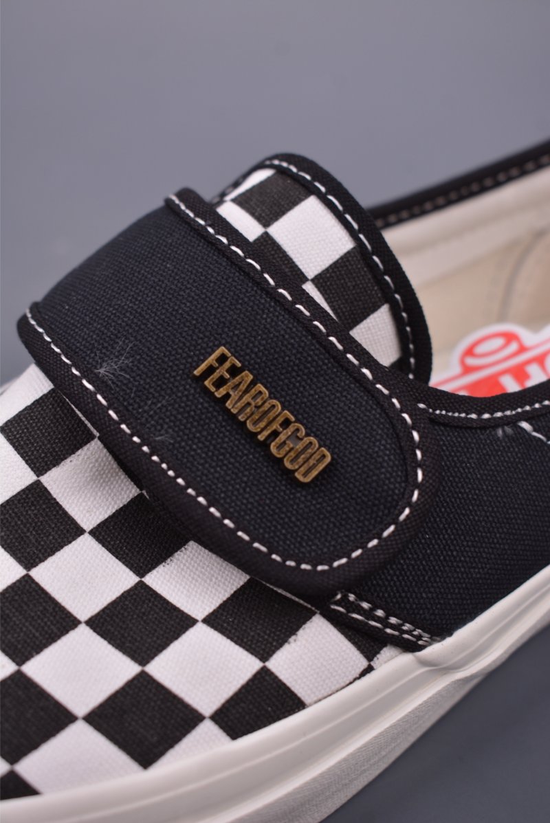 Fear Of God X Vans Slip-On 'Black / White' view