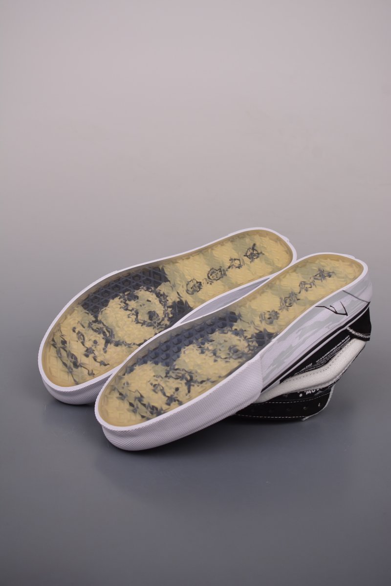 Hirono X Vans Knu Skool 'Black / White' view