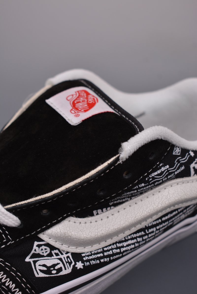 Hirono X Vans Knu Skool 'Black / White' view