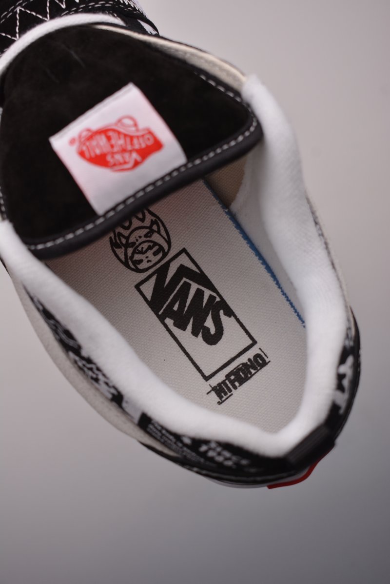 Hirono X Vans Knu Skool 'Black / White' view