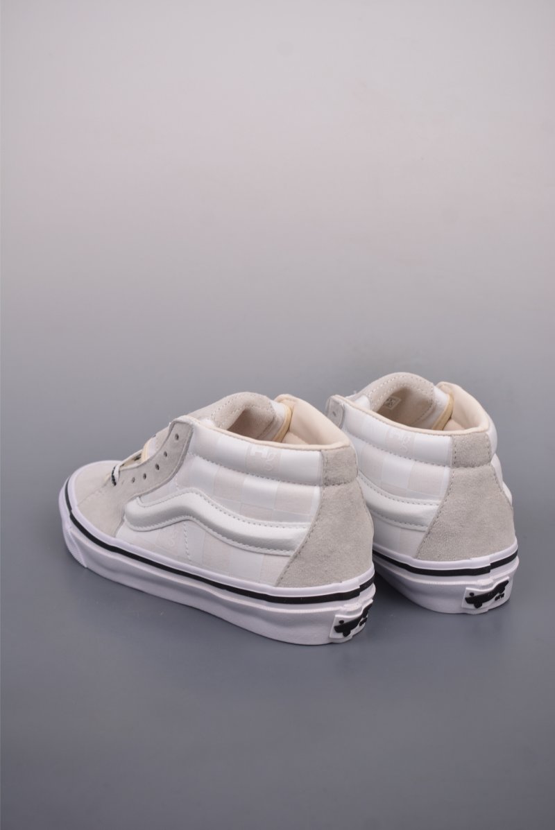 HommeGirls X Vans Sk8-Mid 'Black / White / Blue' view