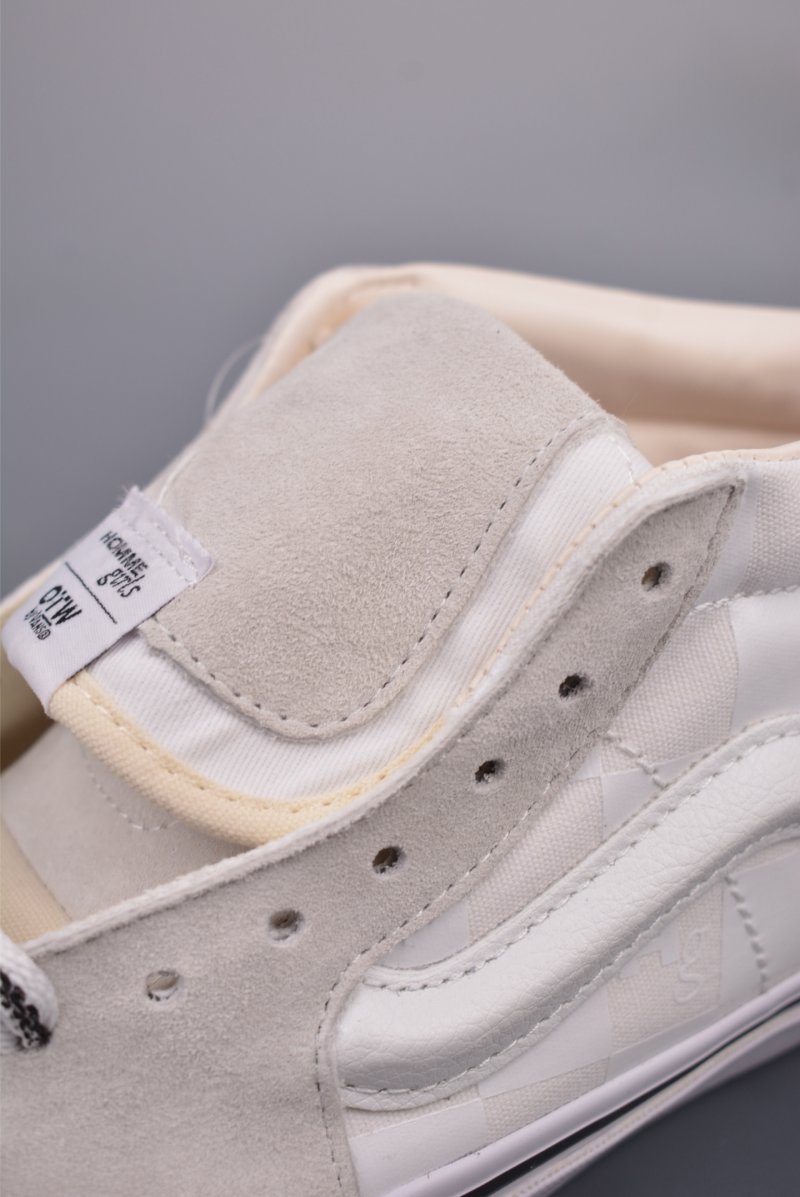 HommeGirls X Vans Sk8-Mid 'Black / White / Blue' view