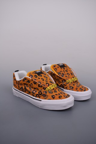 Imran Potato X Vans Knu Skool 'Yellow Leopard' view 1