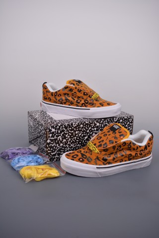 Imran Potato X Vans Knu Skool 'Yellow Leopard' view 5