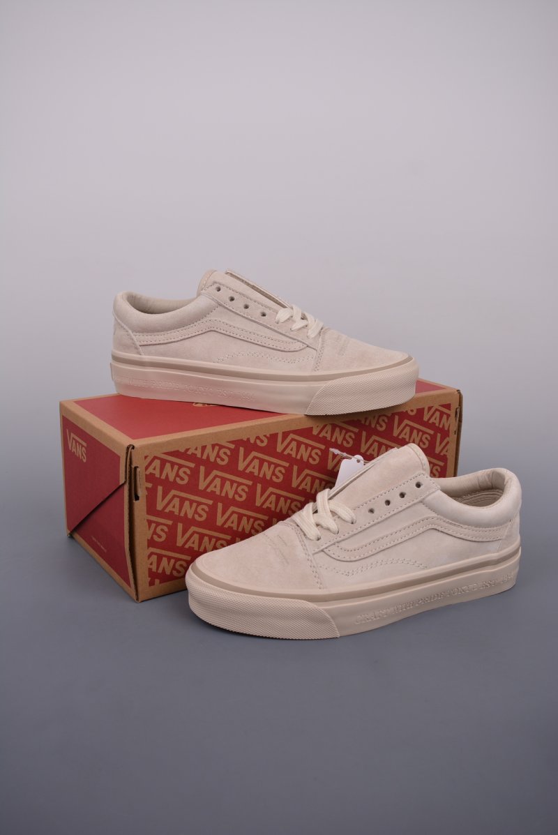 Neighborhood X Vans Old Skool 36 DX 'Milk Tea' view