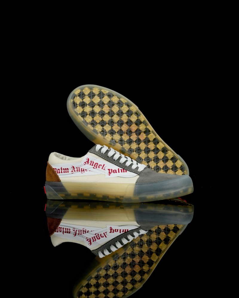 Palm Angels X Vans Sk8 LX 'White / Grey / Brown' view