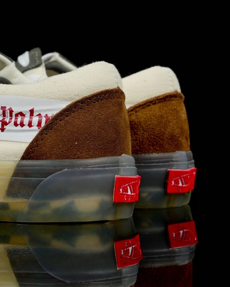 Palm Angels X Vans Sk8 LX 'White / Grey / Brown' view