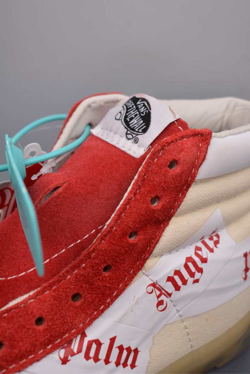 Palm Angels X Vans Sk8-Mid 'White / Brown / Red / Yellow' view