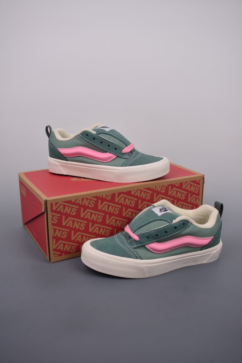 Peaches X Vans Knu Skool 'Pink / Green' view