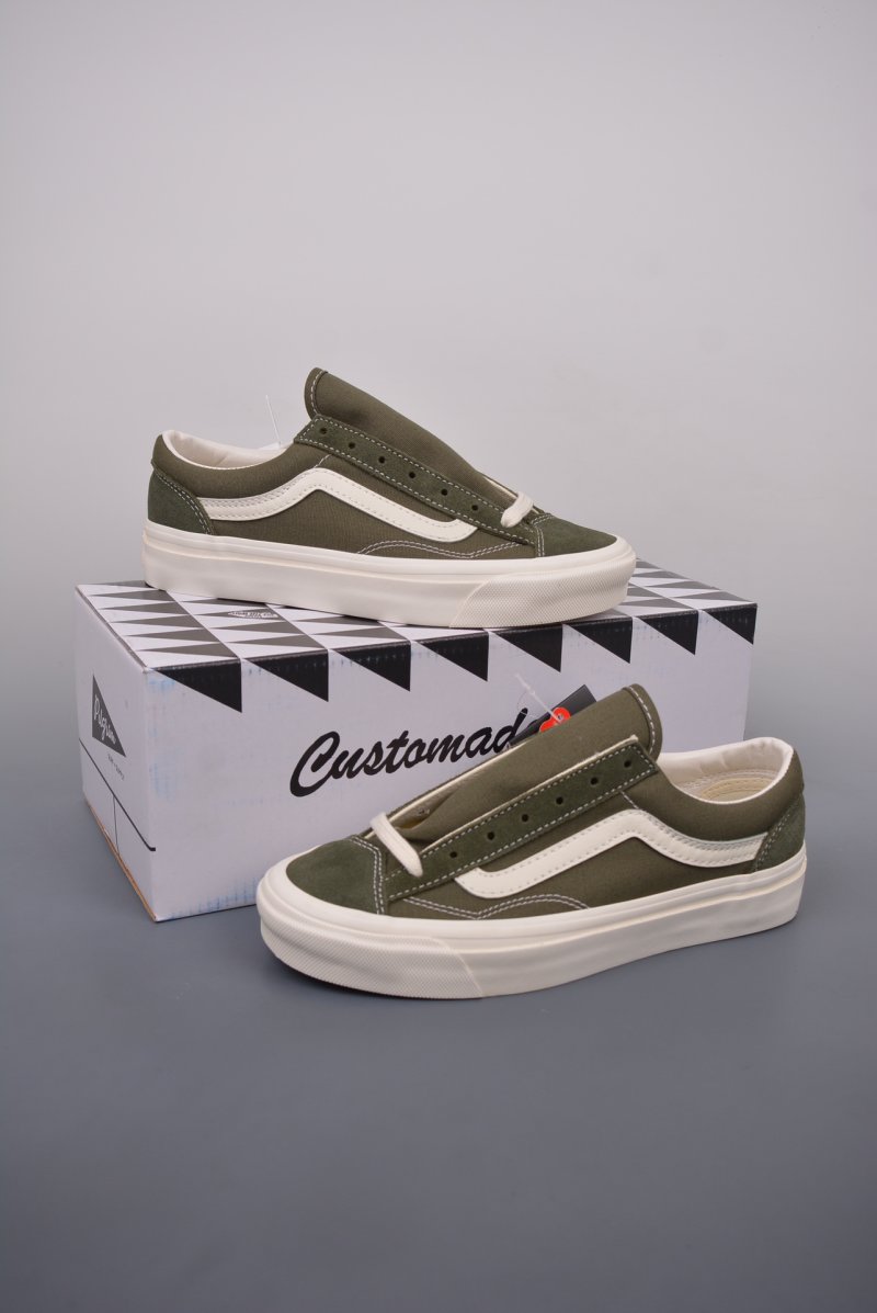 Pilgrim Surf Supply X Vans Vault OG Style 36 LX 'White / Green' view