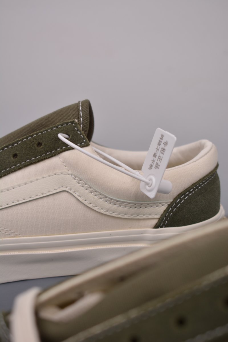 Pilgrim Surf Supply X Vans Vault OG Style 36 LX 'White / Green' view