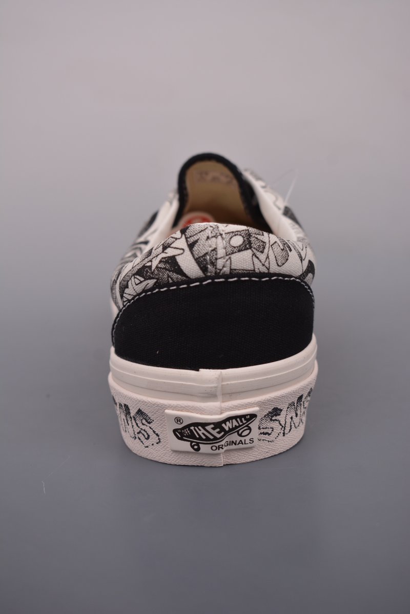 Sneakersnstuff LA X Vans Era LX 'White / Black / Blue' view