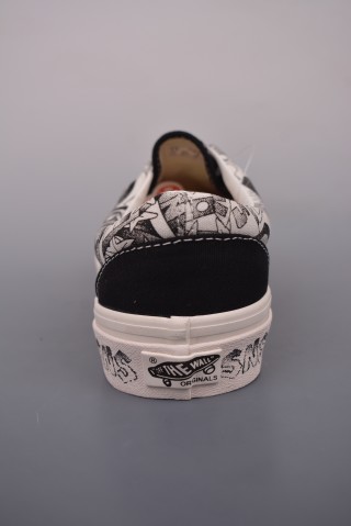 Sneakersnstuff LA X Vans Era LX 'White / Black / Blue' view 4