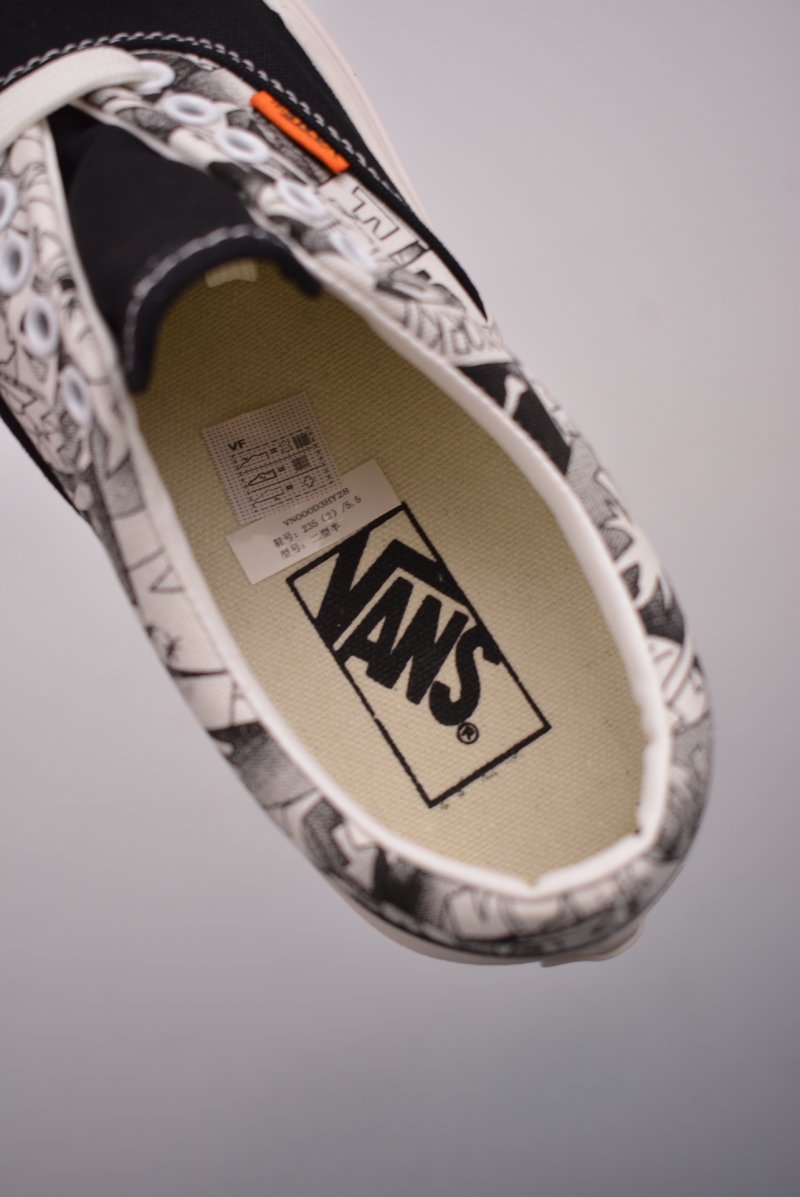 Sneakersnstuff LA X Vans Era LX 'White / Black / Blue' view