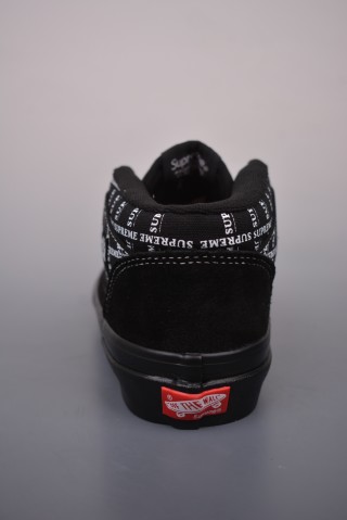 Supreme X Vans Half Cab Pro 'Black / White / Grey' view 4