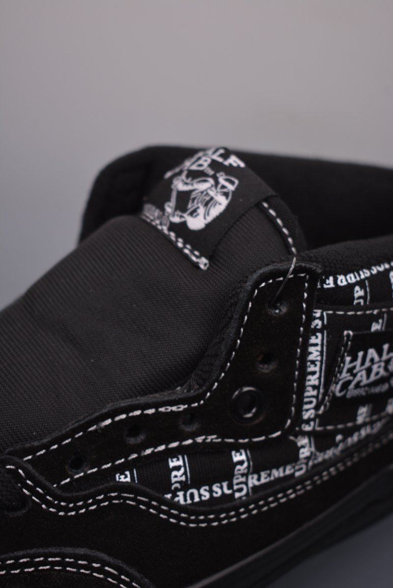 Supreme X Vans Half Cab Pro 'Black / White / Grey' view