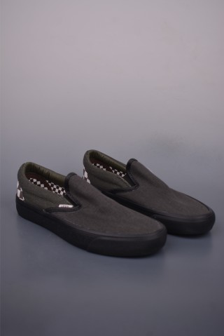 Vainl Archive X Vans Slip-On 'Black / Brown' view 1