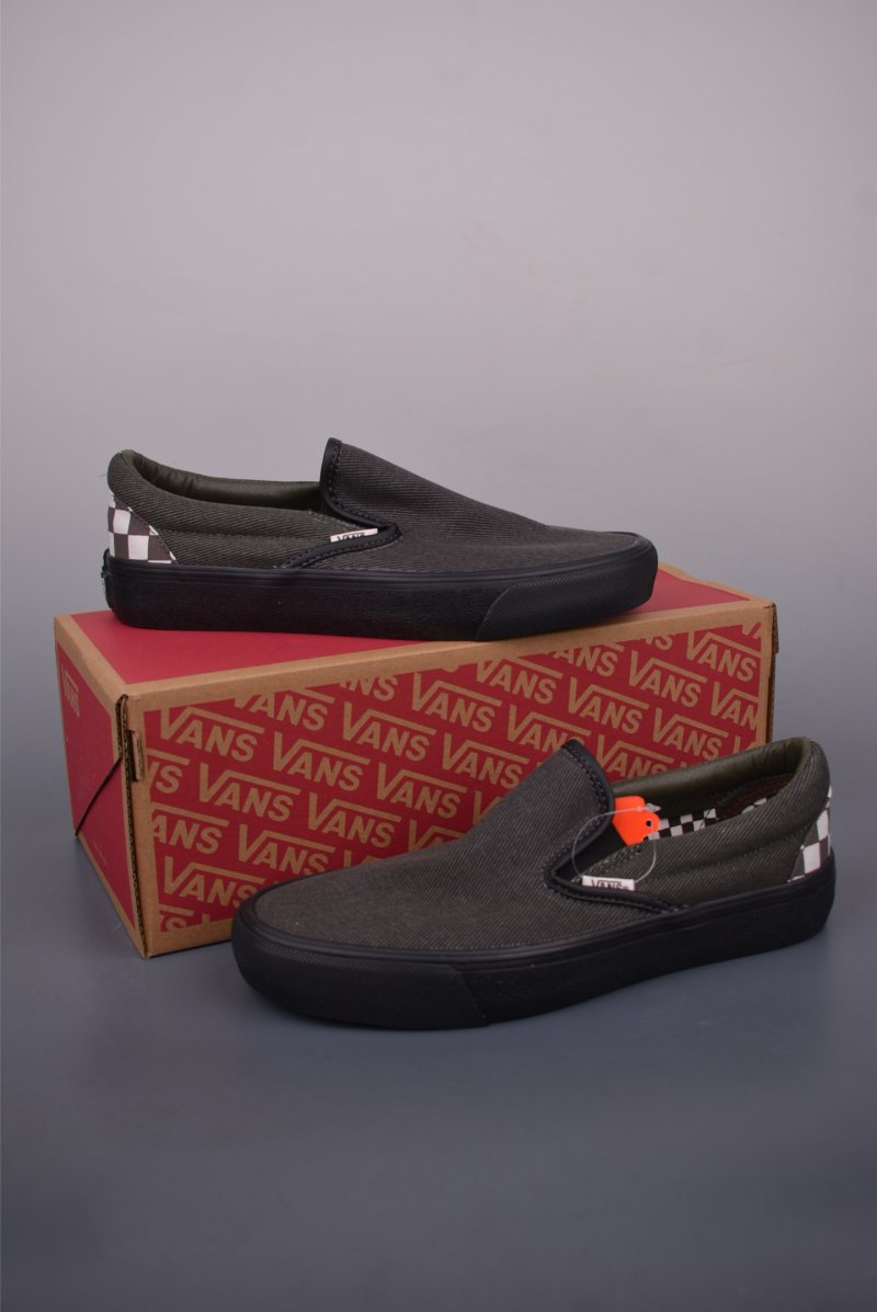 Vainl Archive X Vans Slip-On 'Black / Brown' view