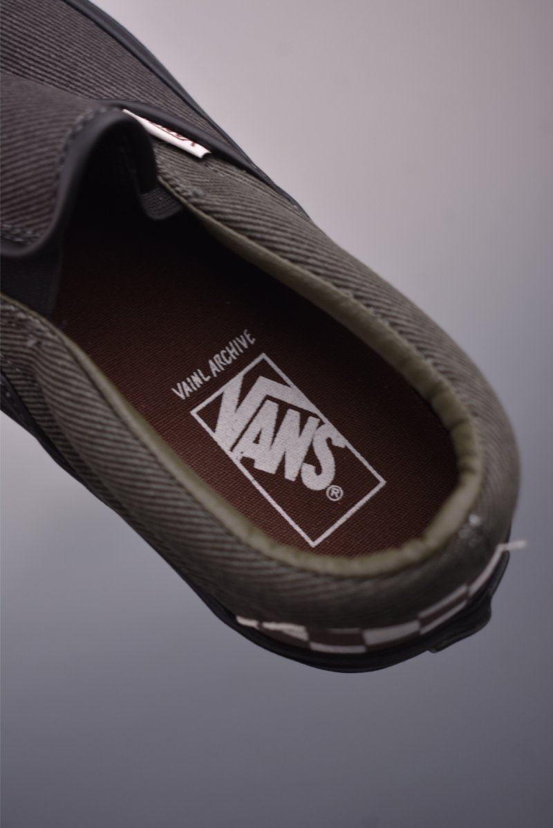 Vainl Archive X Vans Slip-On 'Black / Brown' view