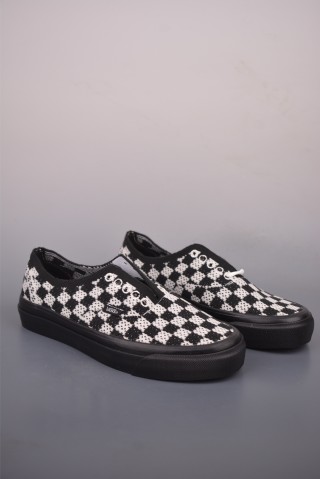 Vans Authentic 44 EK Knit 'Black / White / Red / Green' view 1