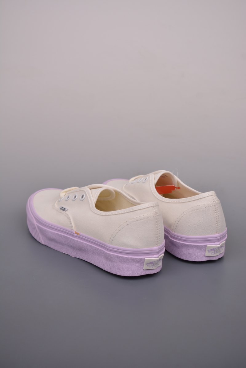 Vans Authentic 'White / Purple' view