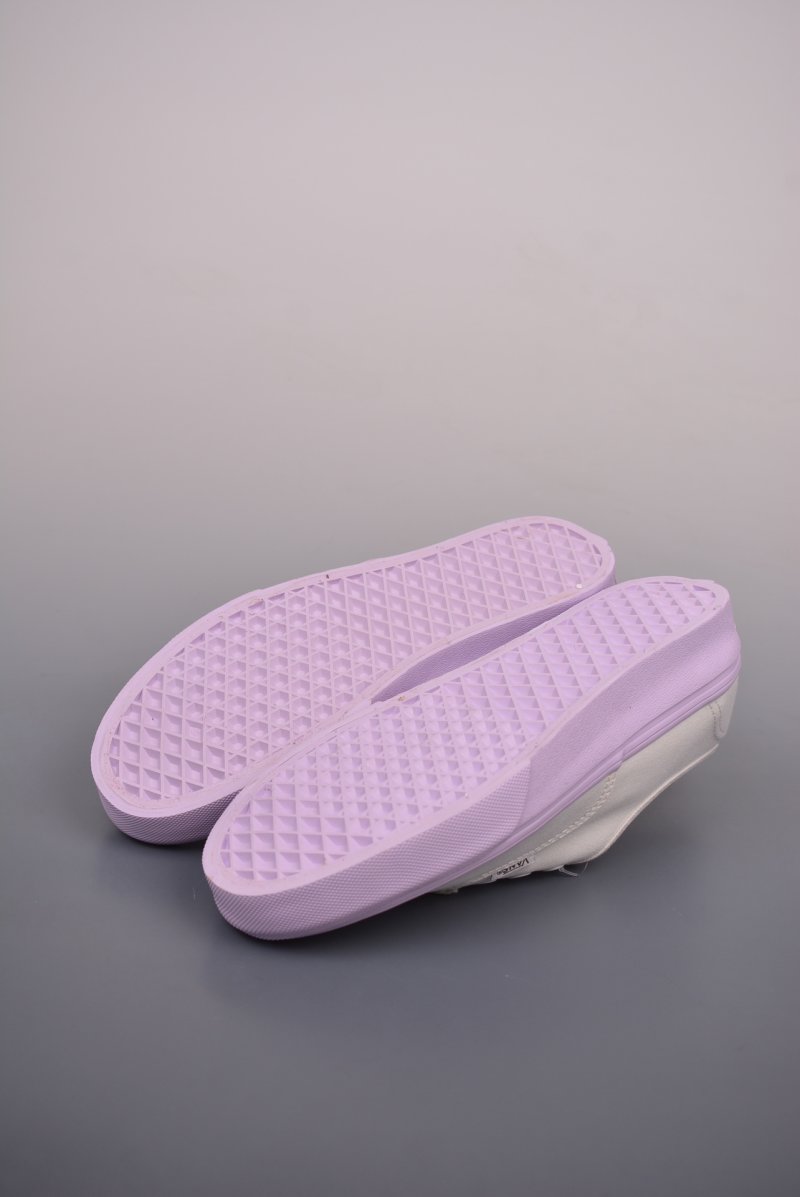 Vans Authentic 'White / Purple' view