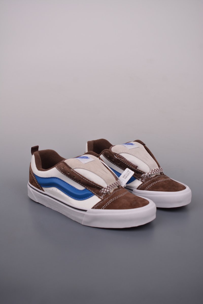 Vans Classics Knu Skool 'White / Brown / Blue'