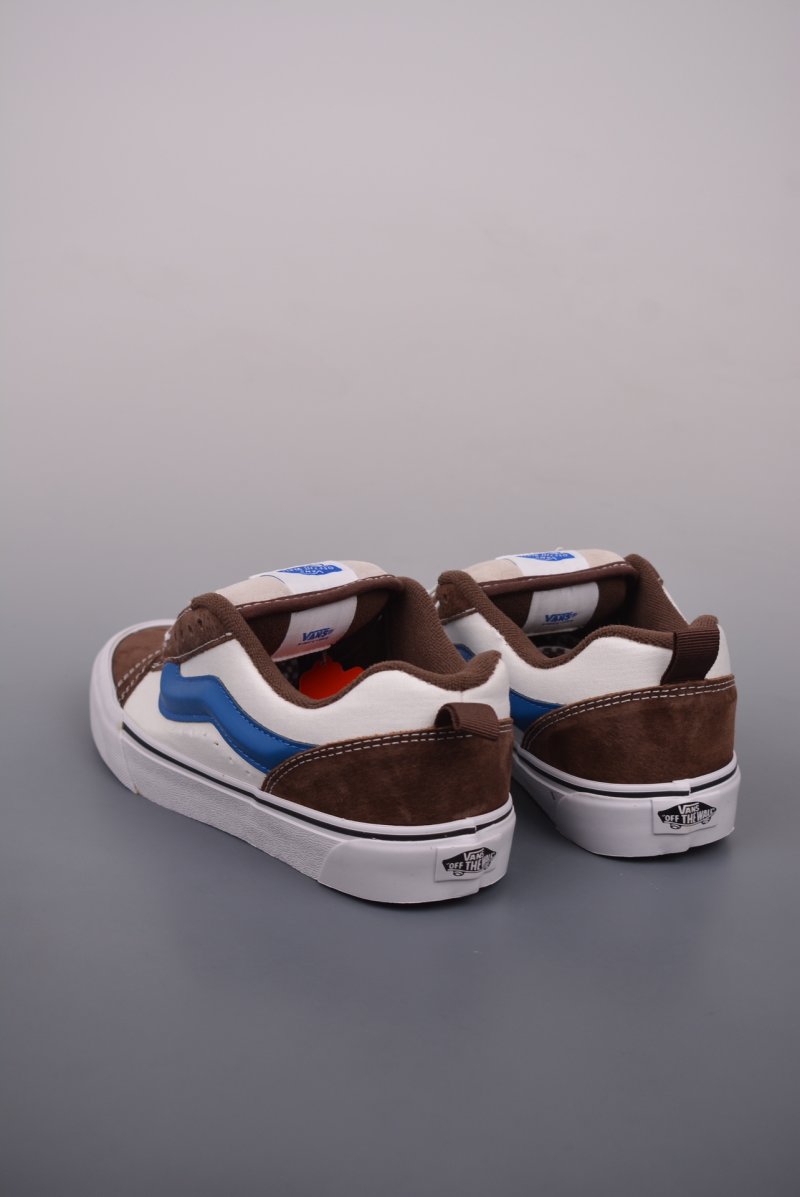 Vans Classics Knu Skool 'White / Brown / Blue' view