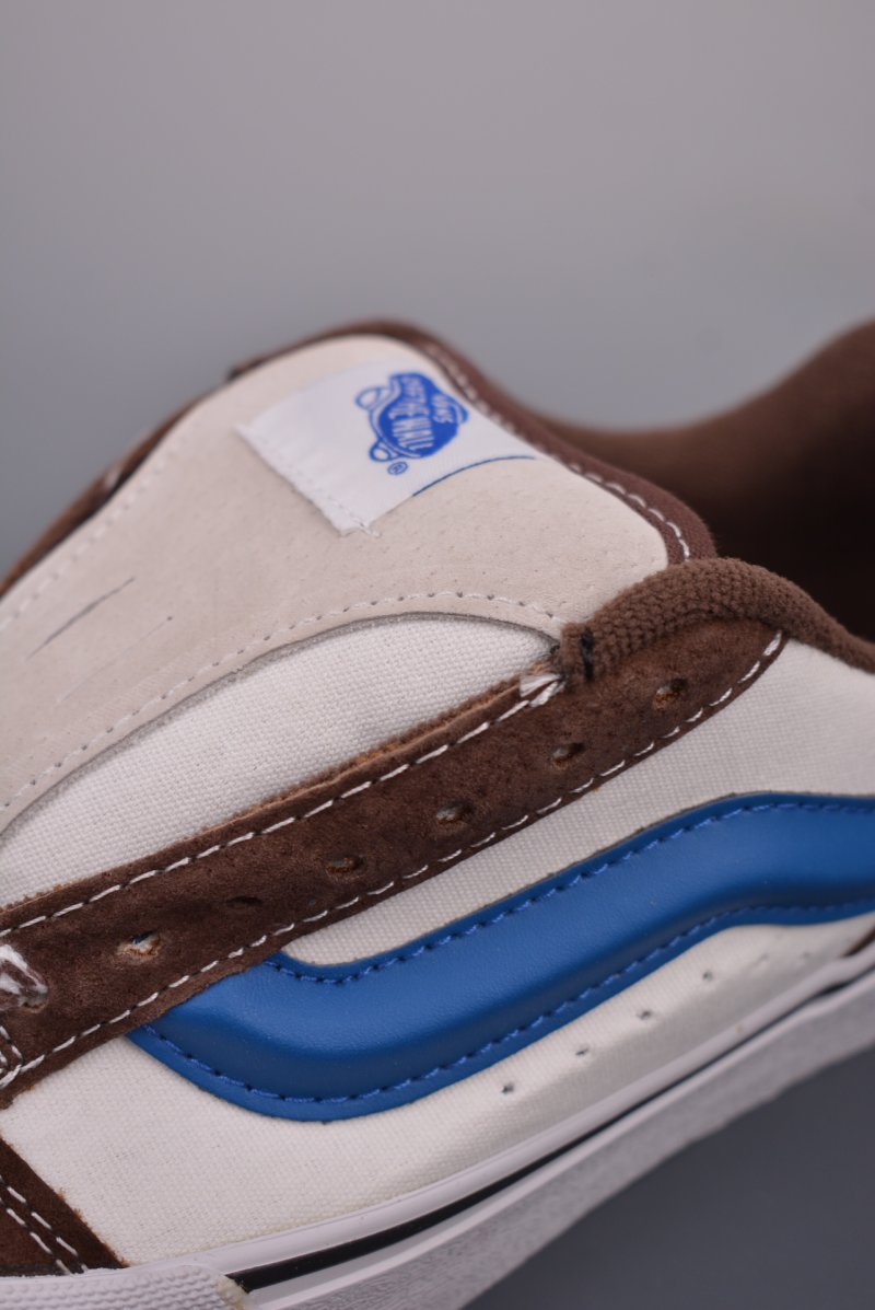 Vans Classics Knu Skool 'White / Brown / Blue' view