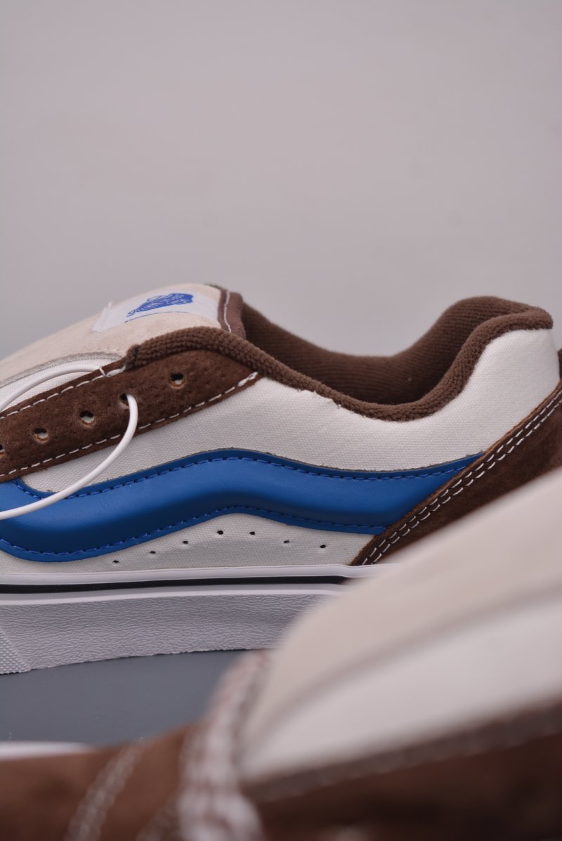 Vans Classics Knu Skool 'White / Brown / Blue' view