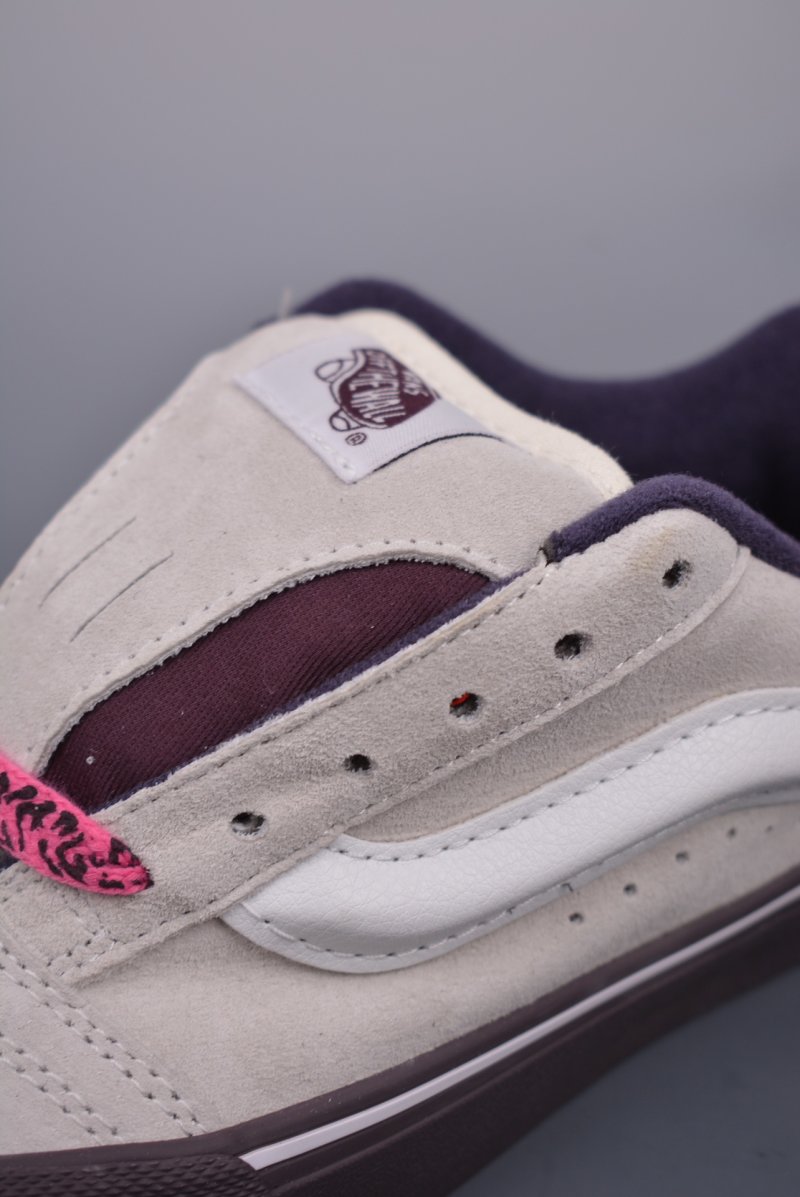 Vans Classics Knu Skool Imran Potato 'Grey / White / Pink' view